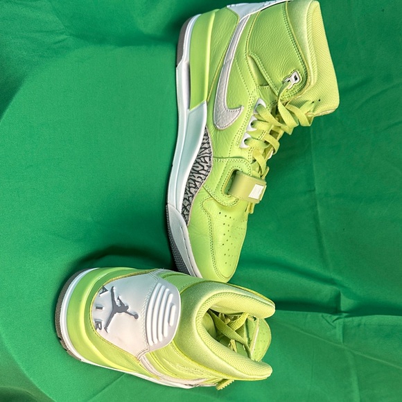 Jordan Other - Jordan Lime Green and White Sneakers